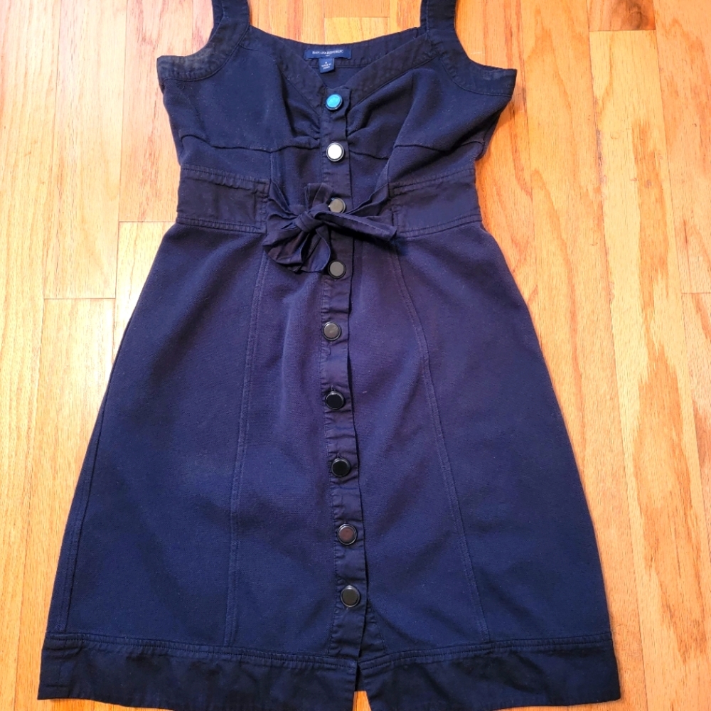 Banana Republic black casual mini dress